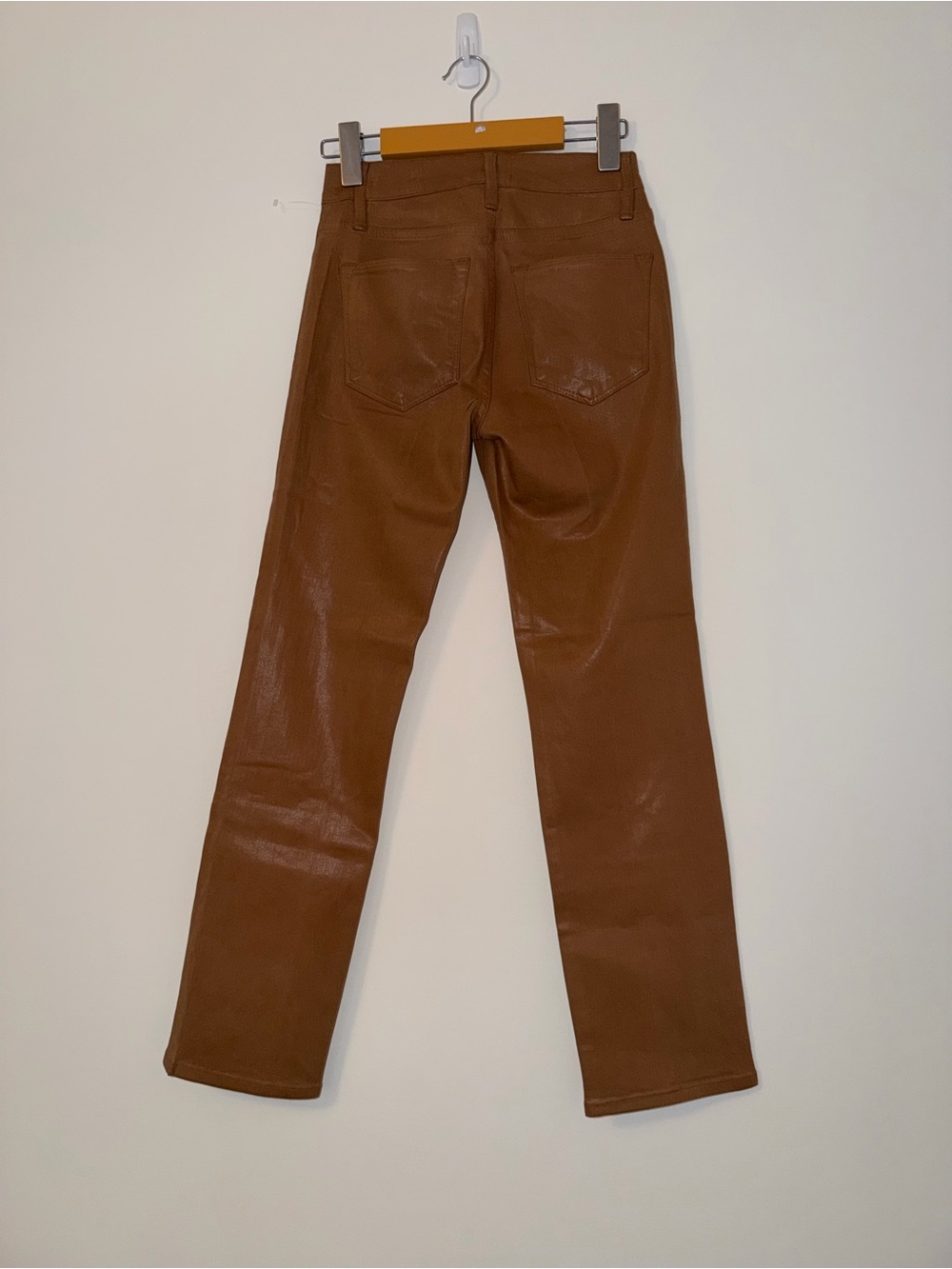Frame Le High brown latte straight jeans 24 warm earthy‎ minimalism neutral - Picture 9 of 14